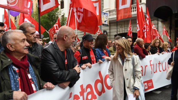 ep archivo   el secretario general de la ugt pepe alvarez i el secretario general de ccoo unai sordo