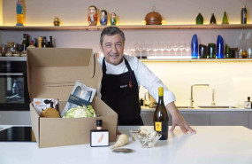 ep archivo   joan roca con la cesta de gastronomia sostenible