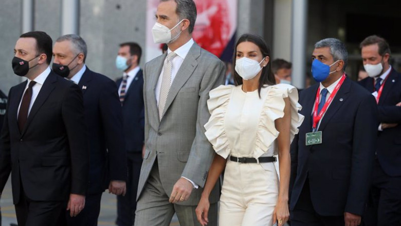ep archivo los reyes felipe vi y letizia a su llegada a la inauguracion de fitur 2021 ep archivo los reyes felipe vi y letizia a su llegada a la inauguracion de fitur 2021