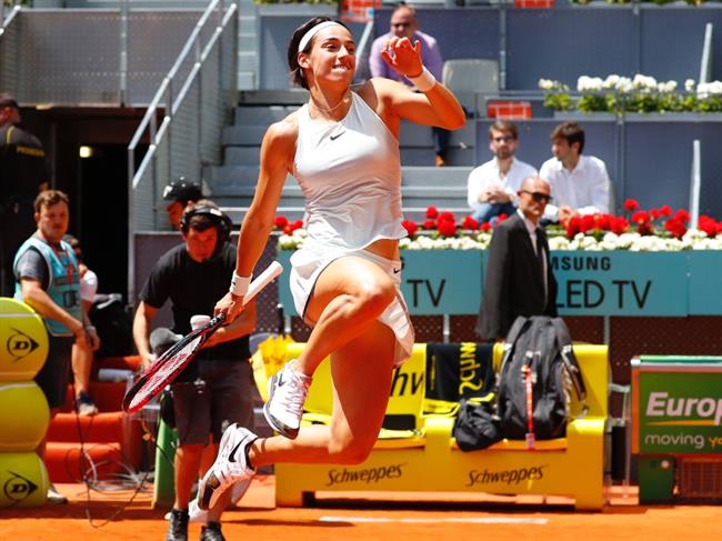 Caroline Garcia celebra su victoria | MUTUA MADRID OPEN ep caroline garcia celebravictoria 20180510235302