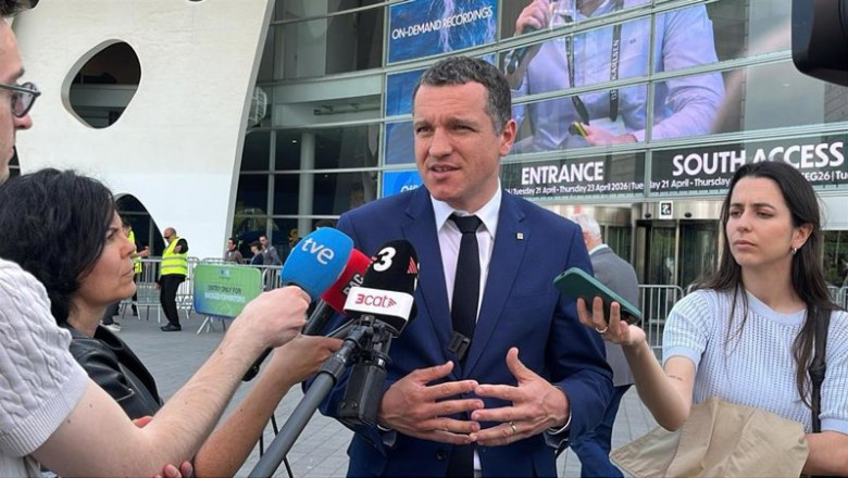 El conseller de Agricultura de la Generalitat, Òscar Ordeig | EUROPA PRESS ep el conseller de agricultura de la generalitat scar ordeig 20260422122103