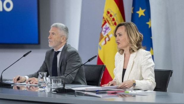 ep el ministro de interior fernando grande marlaska y la ministra portavoz pilar alegria durante una ep el ministro de interior fernando grande marlaska y la ministra portavoz pilar alegria durante una