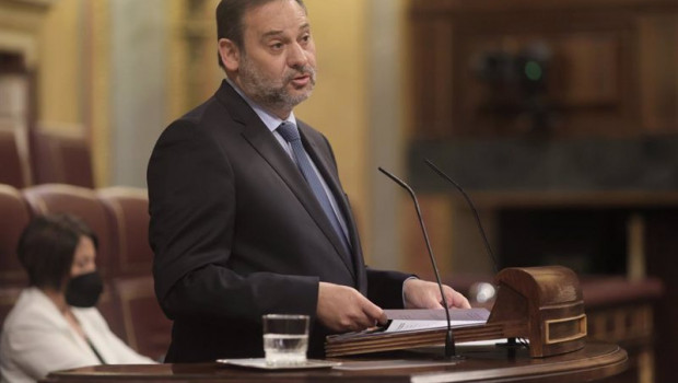 ep el ministro de transportes jose luis abalos en una sesion de control al gobierno a 26 de mayo de