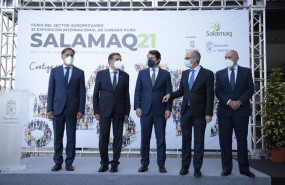 ep el presidente de la junta y el ministro de agricultura en la feria salamaq