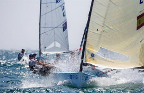 ep el regatista espanol joan cardona durante el campeonato del mundo de la clase finn en melbourne