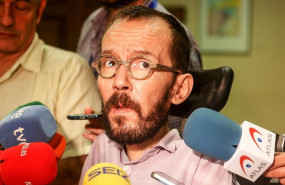 ep el secretario de accion de gobierno de podemos pablo echenique en declaraciones ante los medios