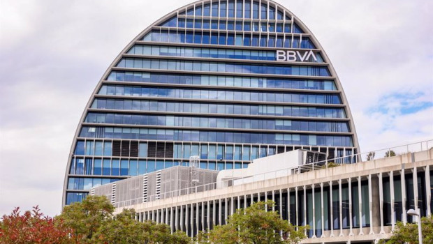 ep fachada de la sede de bbva a 26 de septiembre de 2024 en madrid espana 20241015142005