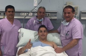 ep fede ricca operado con exitouna luxacion