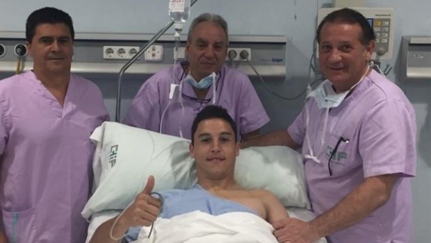 ep fede ricca operado con exitouna luxacion