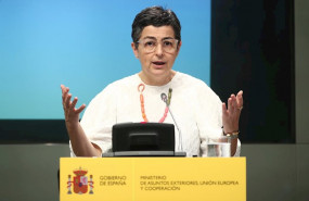 ep la ministra de asuntos exteriores union europea y cooperacion arancha gonzalez laya interviene
