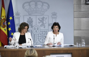ep la ministra portavoz en funciones isabel celaa y la ministra de transicion ecologica en funciones