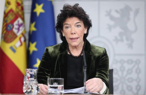 ep la ministra portavoz y de educacion y formacion profesional en funciones isabel celaa en rueda de