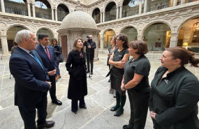ep la presidenta de paradores raquel sanchez visita el de monforte de lemos