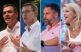 ep los candidatos a la presidencia del gobierno pedro sanchez alberto nunez feijoo santiago abascal