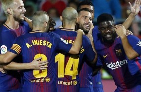ep los jugadoresfc barcelona felicitanjordi alba0-1