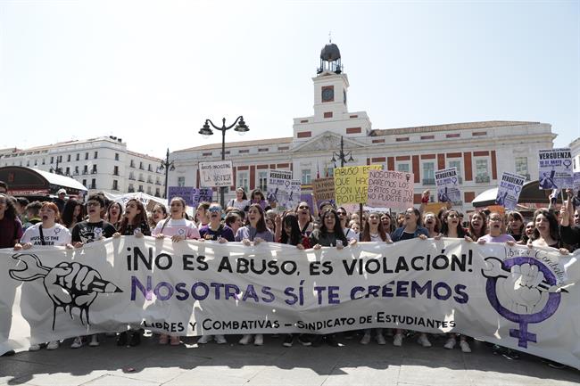 Manifestación contra la sentencia de 'La Manada' | EUROPA PRESS ep manifestacionla sentencia de la manada