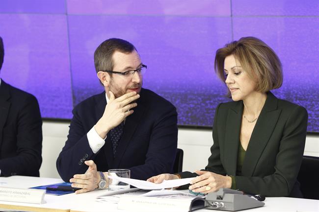 Maroto y Cospedal en el Comité Nacional Ejecutivo del PP en la sede del partido | EUROPA PRESS ep marotocospedalcomite nacional ejecutivoppla sedepartido
