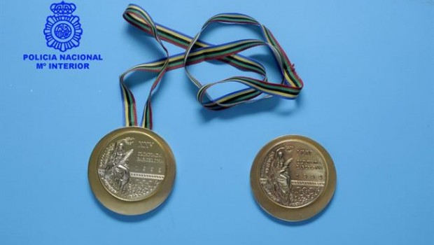 ep medallas sustraidasrecuperadasmuseodeportesantander