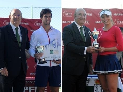 Paula Badosa y Carlos Taberner, campeones de España absolutos de tenis | WWW.RFET.ES ep paula badosacarlos taberner campeonesespana absolutostenis