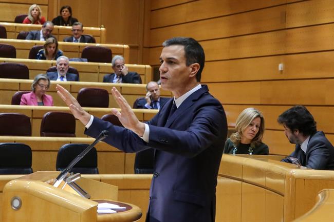 El presidente del Gobierno, Pedro Sánchez. | Ricardo Rubio - Europa Press - Archivo ep pp preparaplantrabajoinvestigartesispedro sanchezel