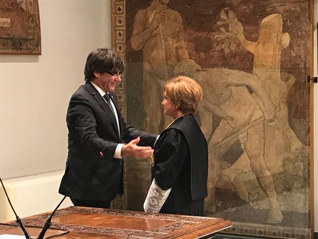 Pte.C.Puigdemomt preside el acto de posesión de M.Gil como miembro del CGE | EUROPA PRESS ep ptecpuigdemomt presideactoposesionmgilmiembrocge