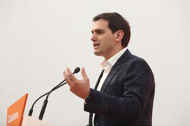 Rueda de prensa de Rivera tras la reunión del Comité Permanente de Ciudadanos | EUROPA PRESS ep ruedaprensariverala reunioncomite permanenteciudadanos