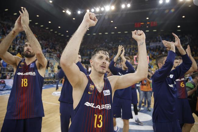 Thomas Heurtel celebra el pase a semifinales | ACB MEDIA ep thomas heurtel celebrapasesemifinales