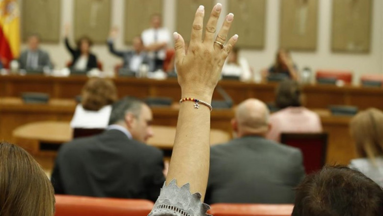 Una de las componentes de la Diputación Permanente durante una votación | Óscar J.Barroso - Europa Press ep una de las componentes de la diputacion permanente durante una votacion