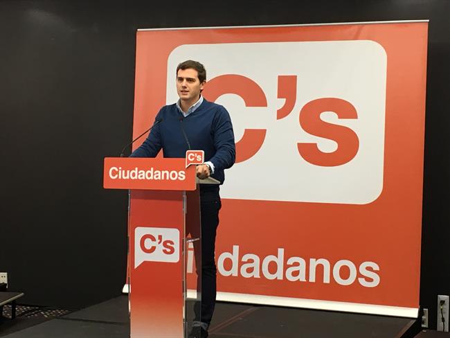 albert rivera cs durante su intervencion en el consejo general del partido