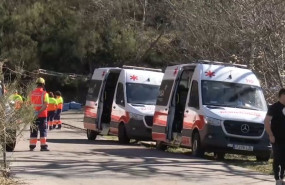 ep ambulancias en cerredo tras el accidente en la mina