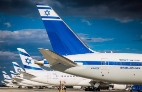 ep archivo   aviones de la compania aerea el al israel airlines