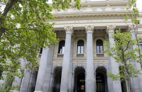 ep archivo   edificio del palacio de la bolsa a 22 de abril de 2022 en madrid espana