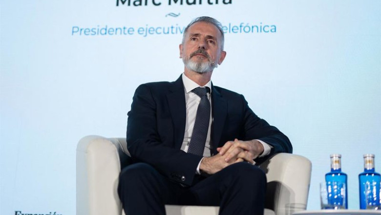 ep archivo   el presidente ejecutivo de telefonica marc murtra durante la primera jornada del vi