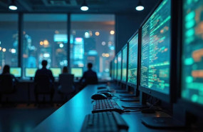 ep archivo   pantallas de ordenador en una oficina