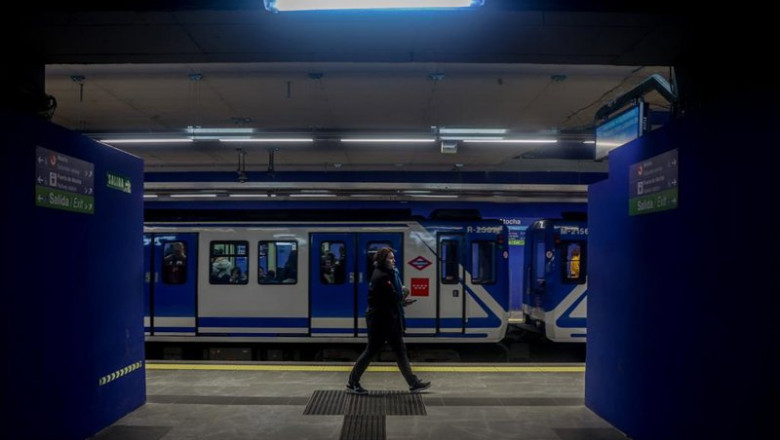 ep archivo   una mujer en la estacion de atocha de metro a 25 de febrero de 2024 en madrid espana