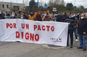 ep economia- trabajadores de frigolouro se moviliza ante el bloqueo de negociaciones para renovar el