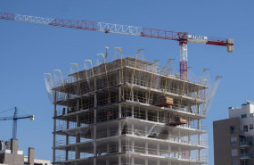 ep edificios en construccion en la capital a 27 de octubre de 2021 en madrid espana