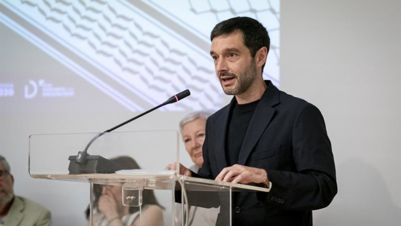 El ministro de Derechos Sociales, Consumo y Agenda 2030, Pablo Bustinduy, durante el acto ‘Alianzas y acciones ante el genocidio en Palestina’, en la Casa Árabe de Madrid, a 23 de julio de 2025, en Madrid (España). | A. Pérez Meca - Europa Press ep el ministro de derechos sociales consumo y agenda 2030 pablo bustinduy durante el acto alianzas y