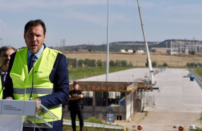 ep el ministro de transportes y movilidad sostenible oscar puente durante su visita a las obras de