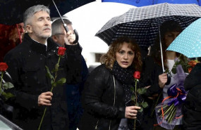 ep el ministro del interior fernando grande-marlaska y la mujer de isaias carrasco marian romero en