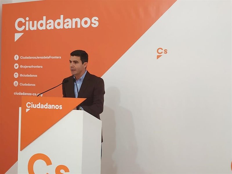 ep el portavoz de ciudadanos cs en el parlamento de andalucia sergio romero este domingo