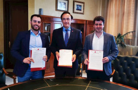 ep el presidente de creup pablo alcaraz el de crue jose carlos gomez villamandos y el de esn spain