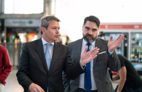 ep el secretario de estado de transportes y movilidad sostenible jose antonio santano i y el