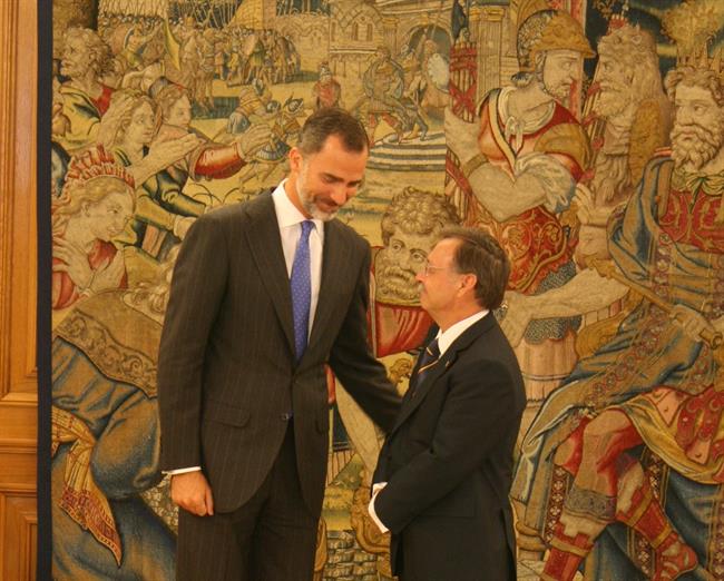 Felipe VI recibe en audiencia a Juan Vivas | EUROPA PRESS/GOBIERNO DE CEUTA ep felipe vi recibeaudienciajuan vivas