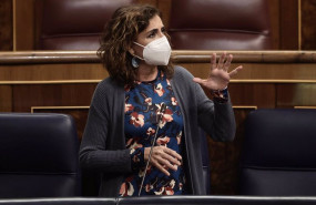 ep la ministra de hacienda maria jesus montero interviene en una sesion de control en el congreso de