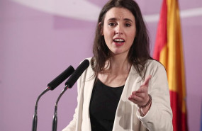 ep la ministra de igualdad irene montero interviene en el acto de toma de posesion de altos cargos