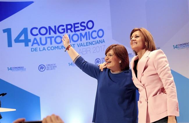 La 'popular' ha acompañado a Bonig horas antes de su reelección | PPCV ep la popular ha acompanadobonig horasdereeleccion
