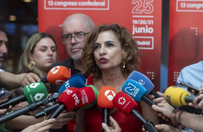 ep la vicepresidenta primera y ministra de hacienda maria jesus montero ofrece declaraciones tras el