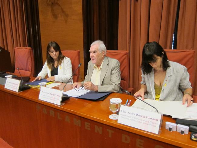 Mercè Salvat, El Conseller De Acción Exterior Ernest Maragall Y Aurora Madaula | EUROPA PRESS ep merc salvat conselleraccion exterior ernest maragallaurora madaula