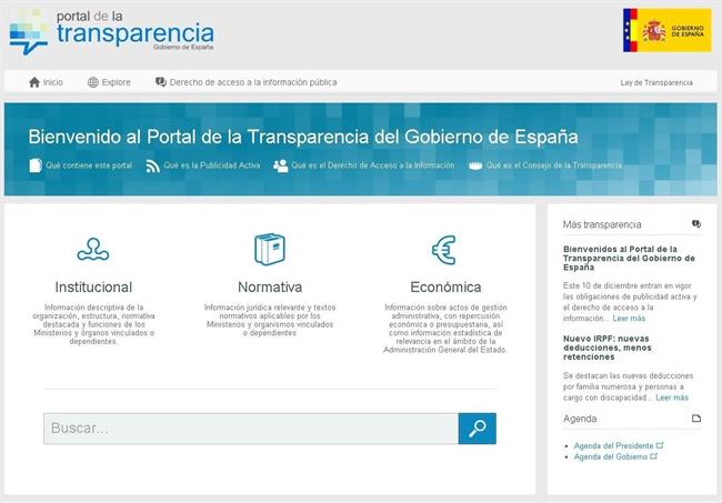 Portal de Transparencia del Gobierno | PORTAL TRANSPARENCIA ep portaltransparenciagobierno